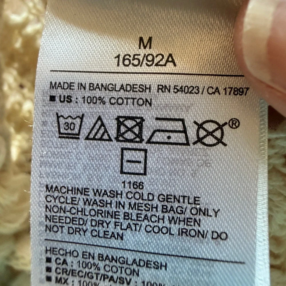Old Navy Women's Beige Crochet Tank Top Size M - Picture 4 of 4